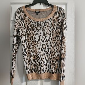 Leopard Express sweater, size M